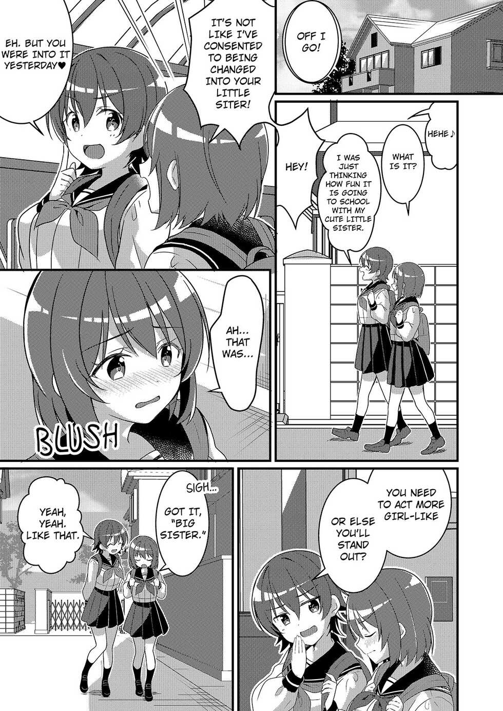 [TSF no F (NOMU)] Succubus Club e Youkoso 2 Imouto no Imouto ni Sareta kedo Kanojo ga Dekimashita | Welcome to the Succubus Sorority 2 ~Turned into my younger sister's little sister and got a girlfriend~ [English] - Page 4