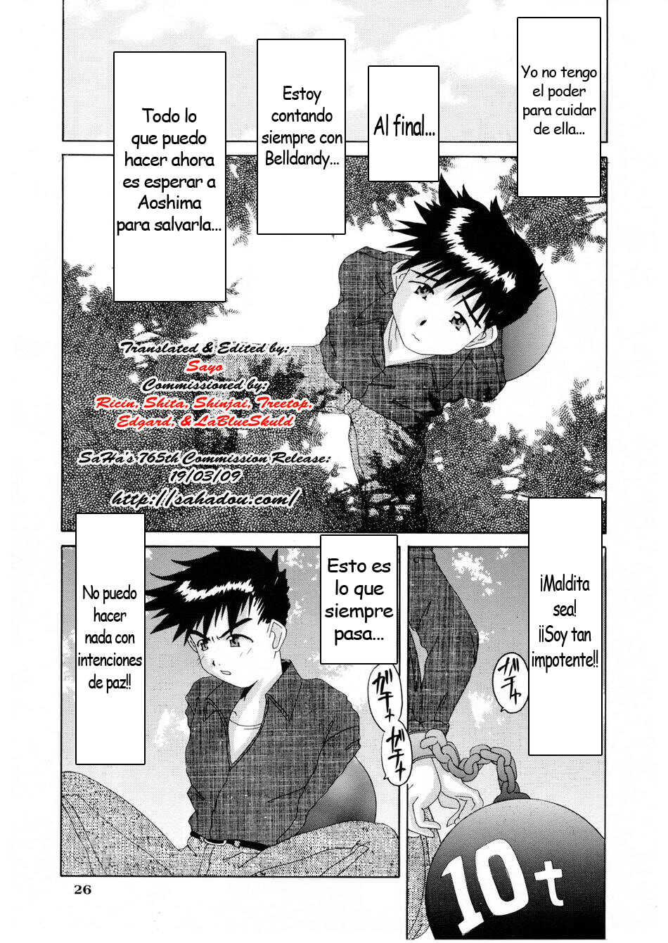 (C54) [Tenzan Koubou (Tenchuumaru)] Nightmare of My Goddess 5 (Ah! My Goddess) [Spanish] - Page 25