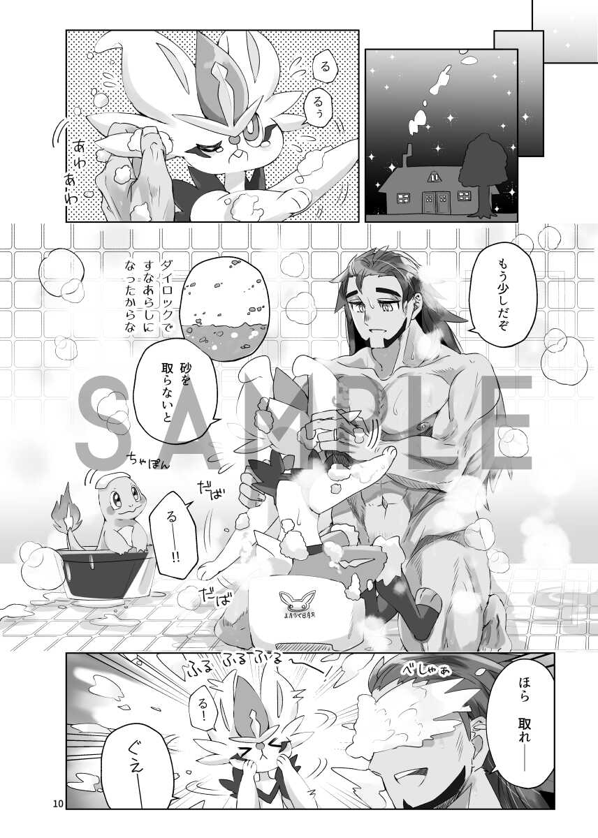 [Kabin no Market (Kabin)] Hanaka no Futari (Pokémon Sword and Shield) [Sample] - Page 9