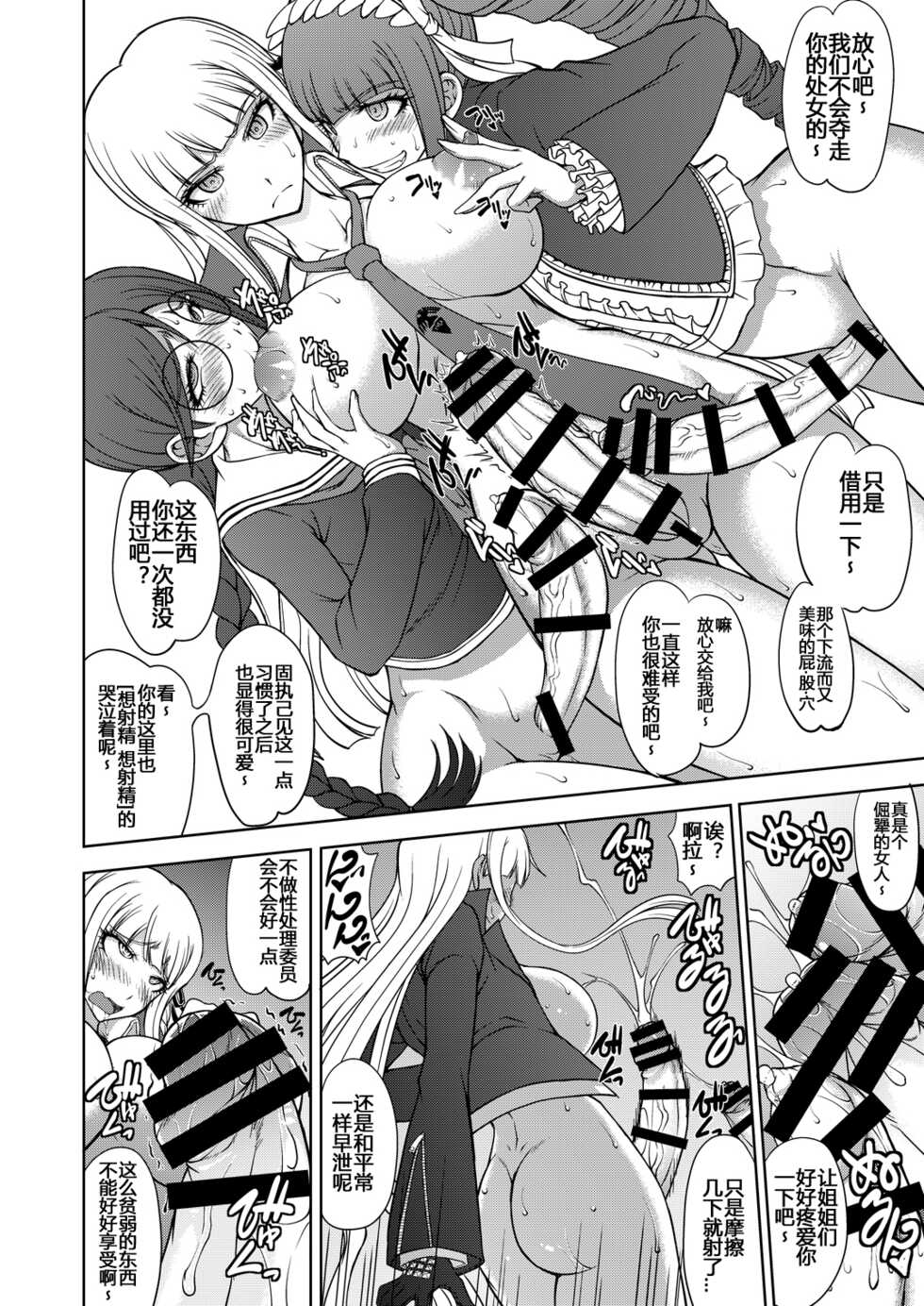 [Majimadou (Matou)] Zettai Zetsubou Chou Zecchou Gakkyuu-kai (Danganronpa) [Chinese] [971bb660个人机翻汉化] [Digital] - Page 24