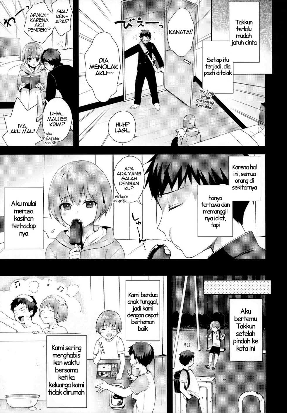 (C92) [candy paddle (NemuNemu)] Kanojo-gokko [Indonesian] [PinattSuki] - Page 9
