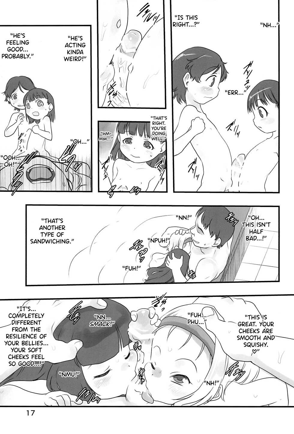 (C94) [P.A.Project (Teruki Kuma)] Hasamikko. Ichiban Sentou ~Spinoff~ [English] [biribiri] - Page 17