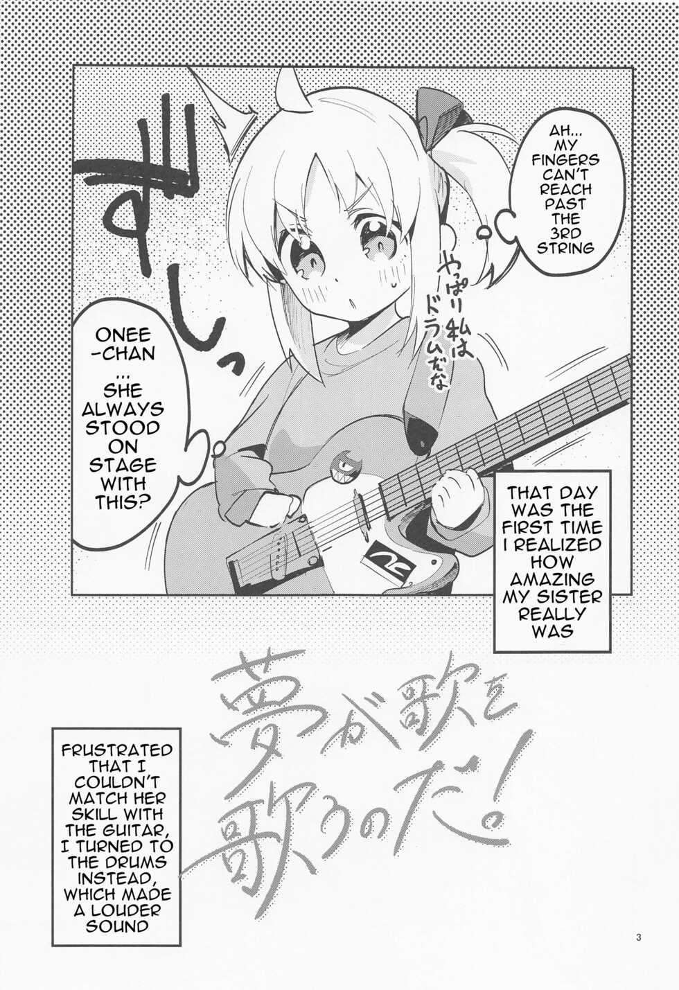 (C101) [Circle-FIORE (Ekakibit)] Yume ga Uta o Utau no da! (Bocchi the Rock!) [English] [Torikatchu] - Page 2