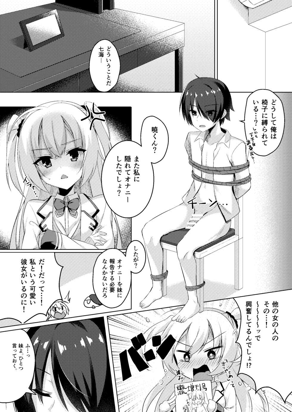 [casis-kabosu (Aria.)] Onii-chan ga Imouto ni Kateru Wake Nai desho (RIDDLE JOKER) [Digital] - Page 5