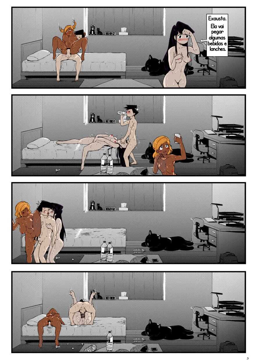 [Tyrone] Komi x Manbagi x Tadano (Komi-san wa Komyushou desu) [Portuguese-BR] {COLOURED} - Page 3