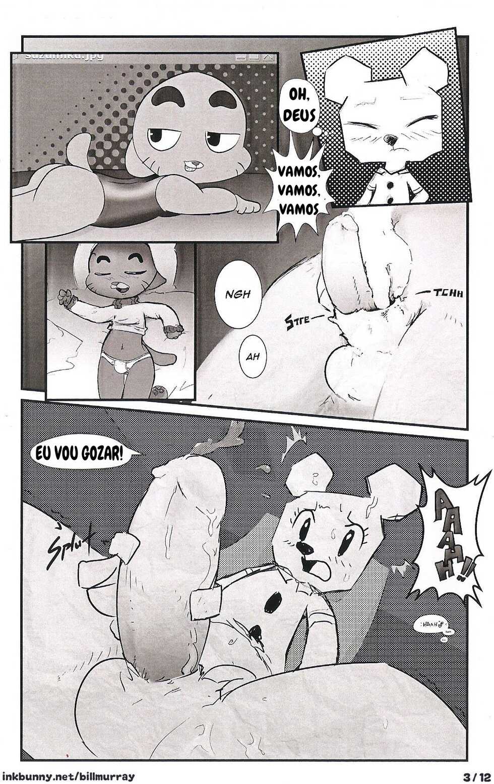 A Nightmare in Elmore (Gumball) [Portuguese] - Page 4
