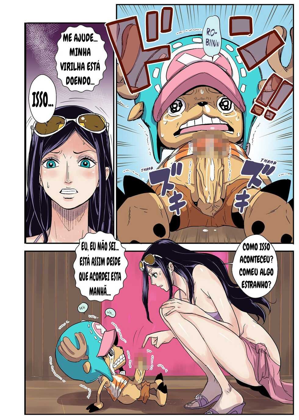 [Oukokusan (Kakutou Oukoku)] CHOP STICK (One Piece) [Portuguese-BR] - Page 8