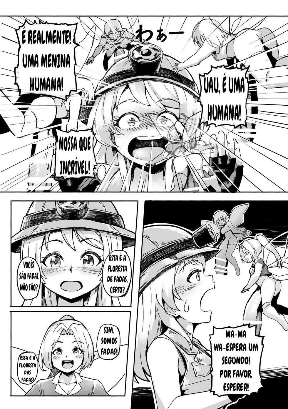 [Michomicho Koubou (Michomicho)] Futanari Yousei no Mori [Portuguese-BR] - Page 6