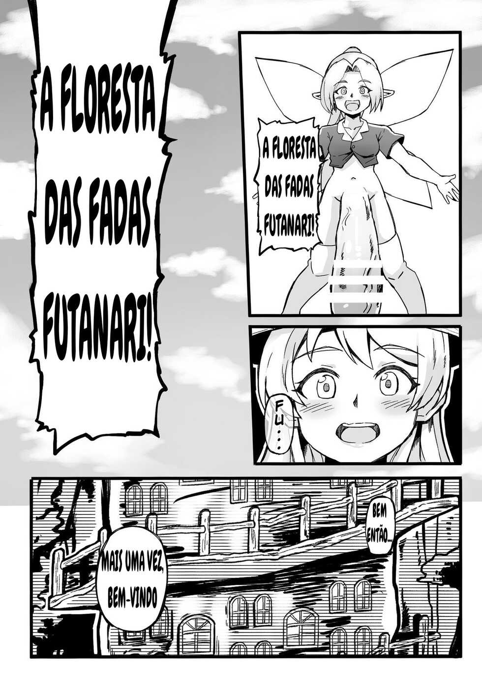 [Michomicho Koubou (Michomicho)] Futanari Yousei no Mori [Portuguese-BR] - Page 7