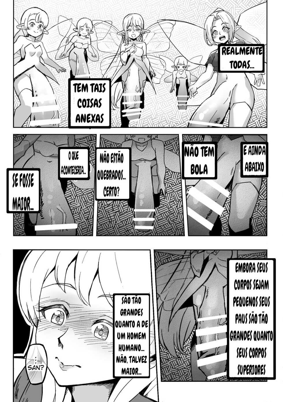 [Michomicho Koubou (Michomicho)] Futanari Yousei no Mori [Portuguese-BR] - Page 9