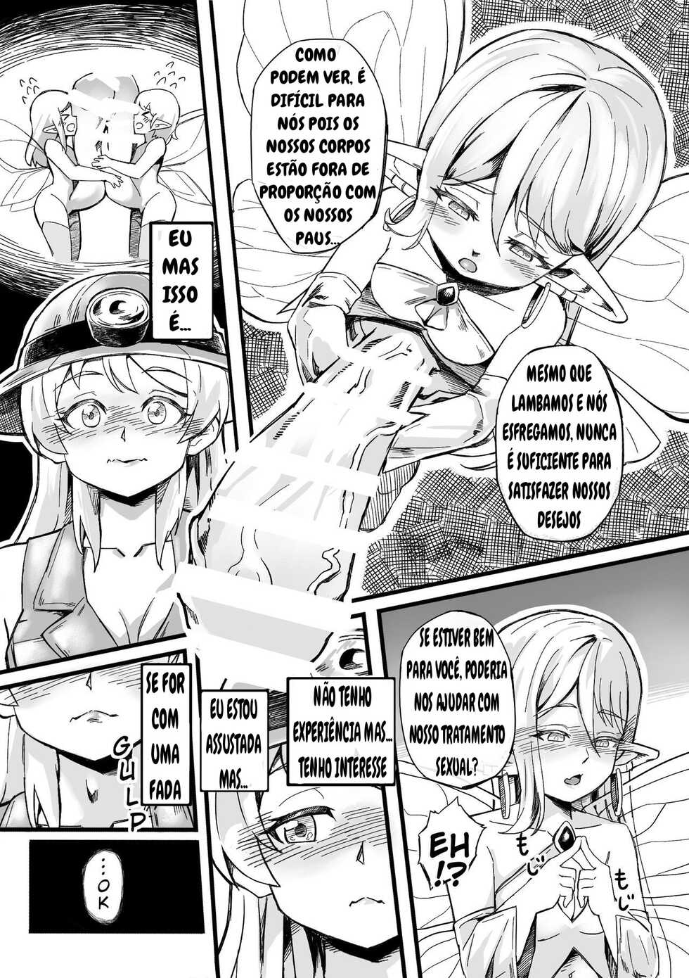 [Michomicho Koubou (Michomicho)] Futanari Yousei no Mori [Portuguese-BR] - Page 11