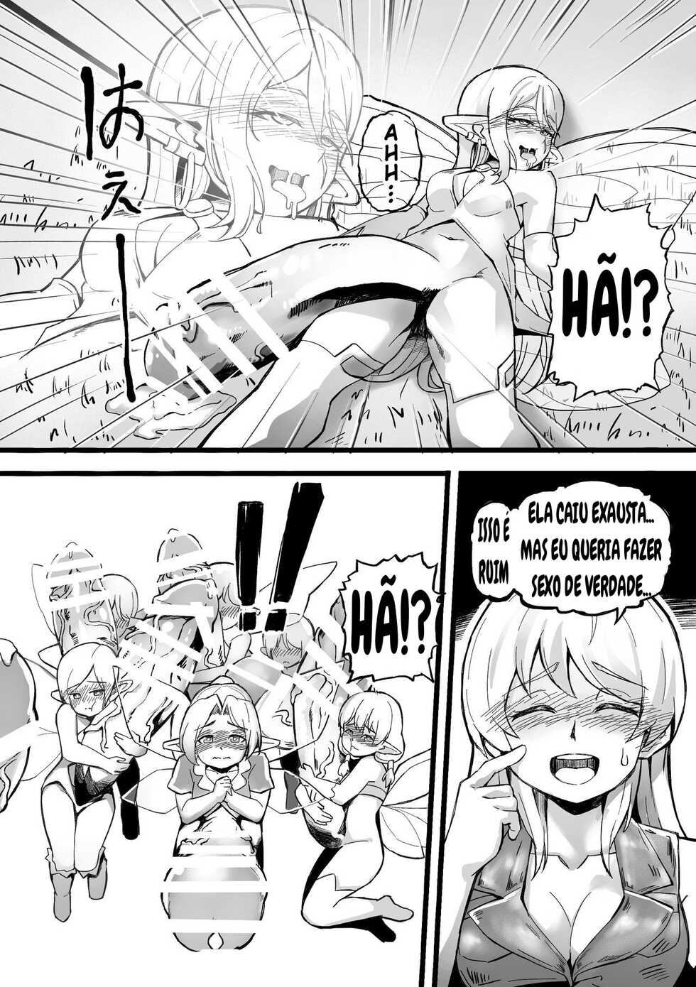 [Michomicho Koubou (Michomicho)] Futanari Yousei no Mori [Portuguese-BR] - Page 16