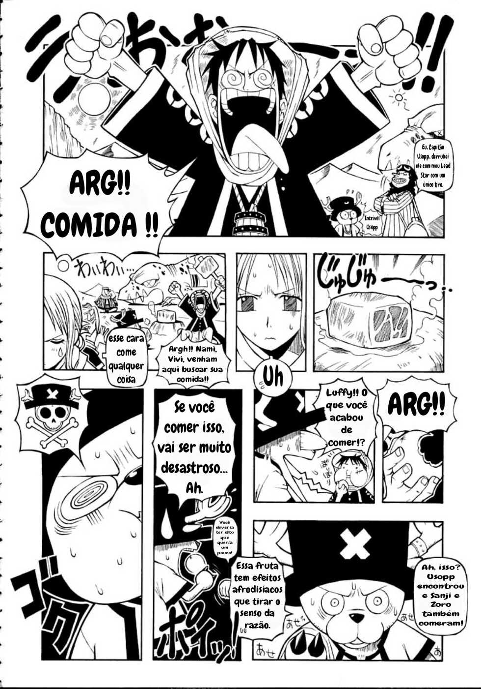 (CR31) [Chikuwano Kimochi (Kadota Hisashi, Mirror Stage)] Kaizoku Joou (One Piece) [Portuguese-BR] [Incomplete] - Page 5
