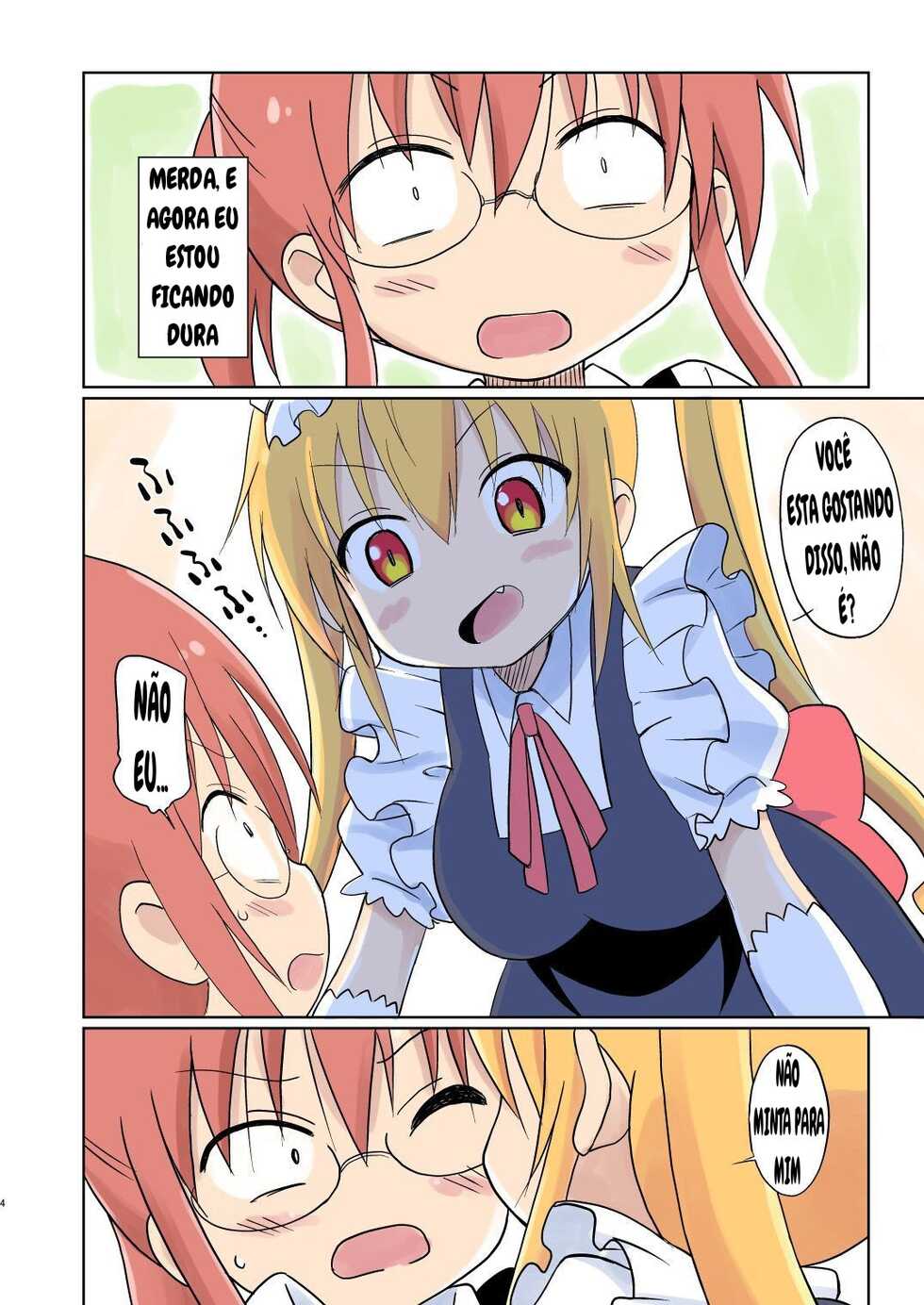 [Circle Heron (Shiramayumi)] Magejun 40 (Kobayashi-san-chi no Maid Dragon) [Portuguese-BR] [Digital] - Page 4