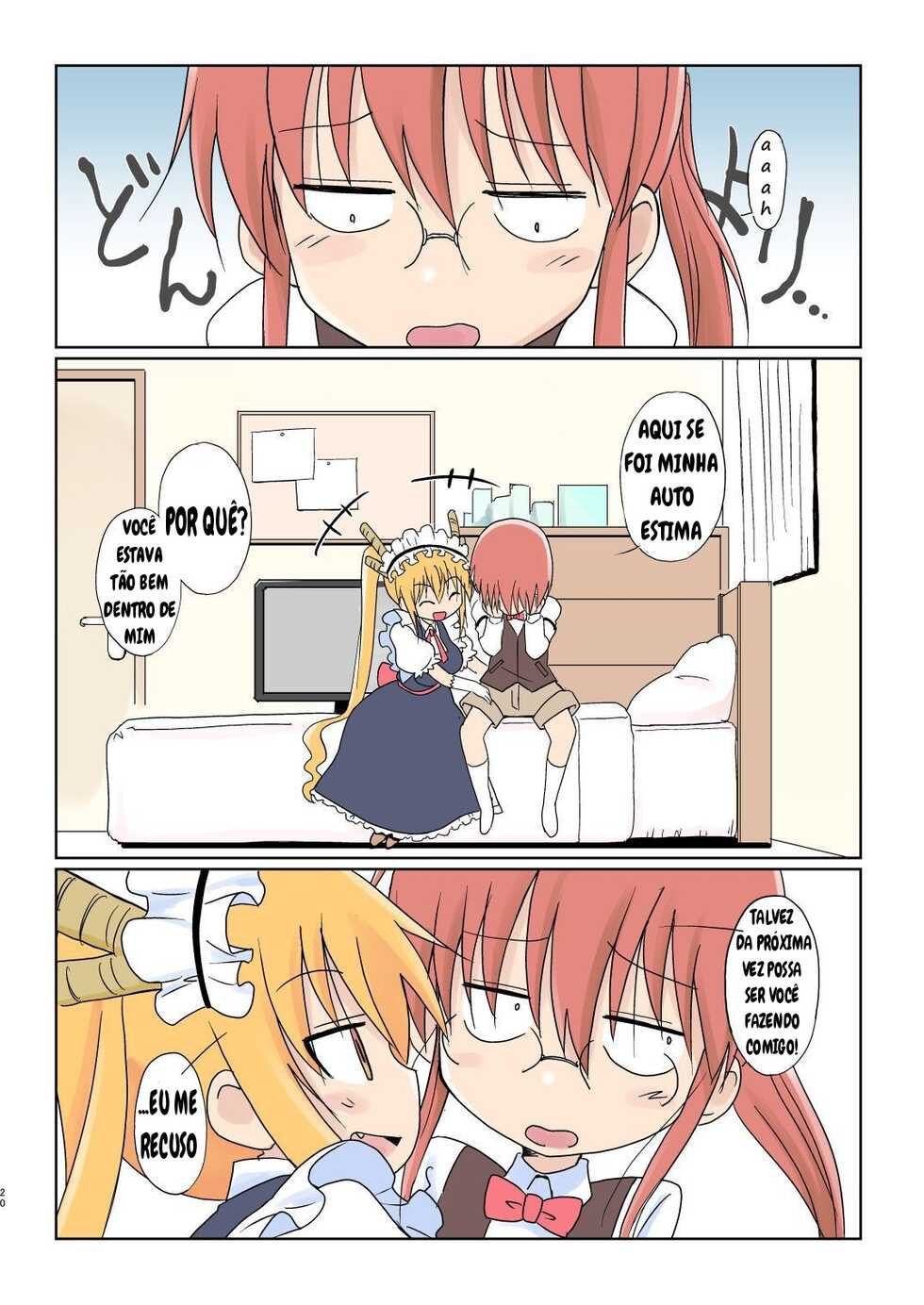 [Circle Heron (Shiramayumi)] Magejun 40 (Kobayashi-san-chi no Maid Dragon) [Portuguese-BR] [Digital] - Page 20