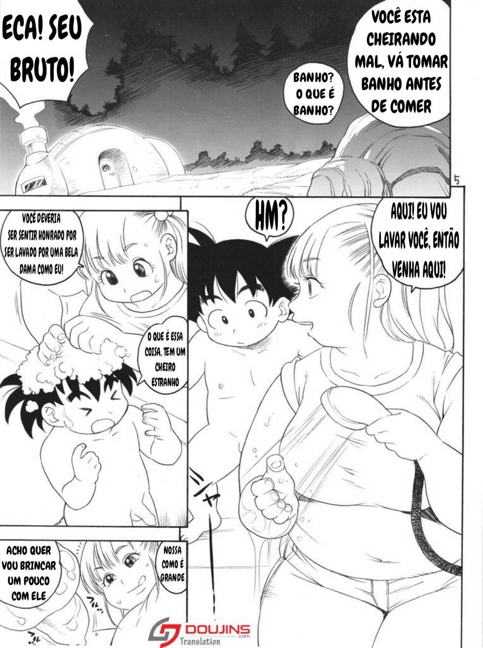 (C80) [Puni-Douraku (Kinoshita Junichi)] Nikusyokukei Bulma (Dragon Ball) [Portuguese-BR] - Page 4