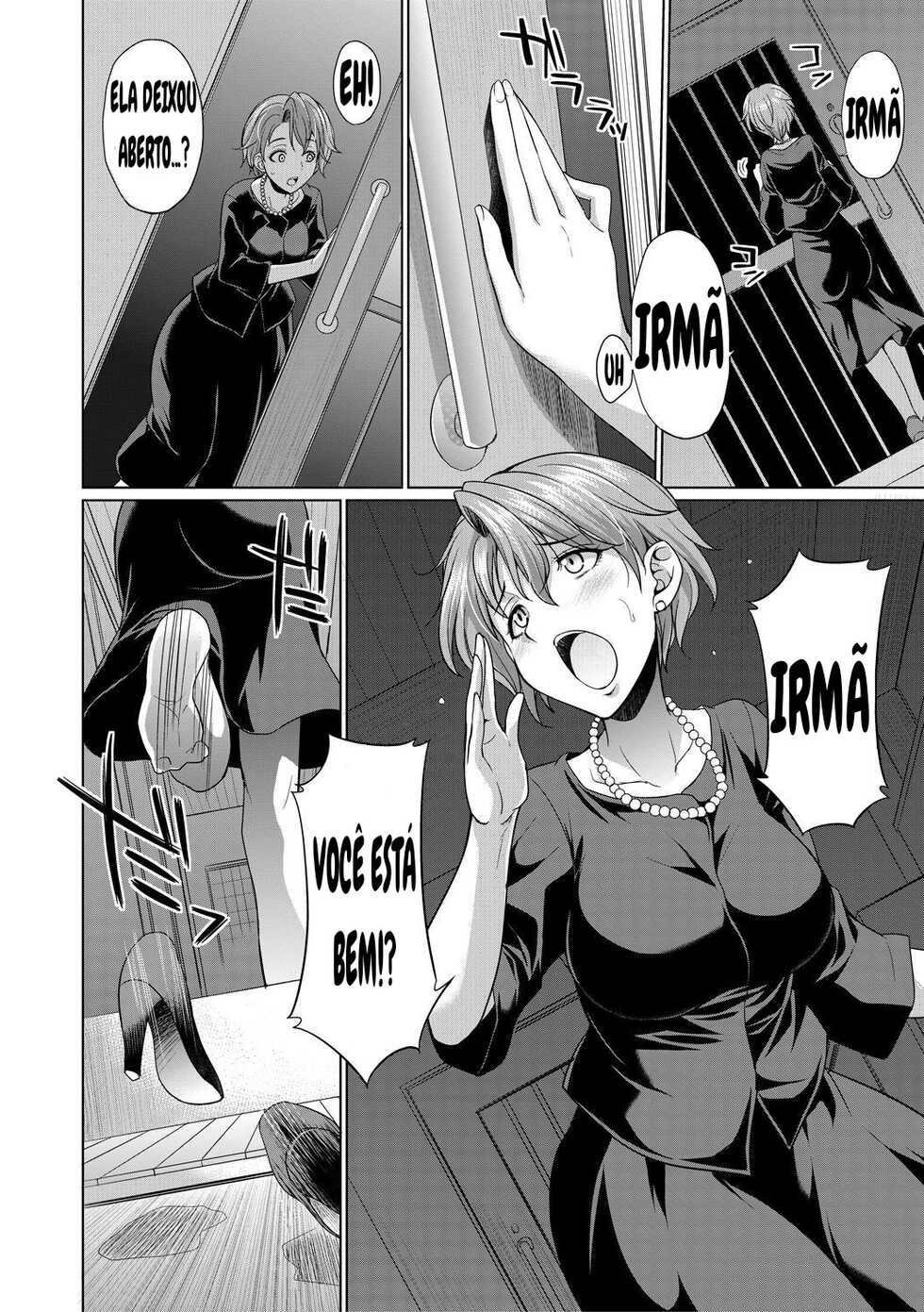 [Gekka Kaguya] Shimai no Kankei | The Relationship of the Sisters-in-Law (Bengoshi -> Futanari -> Namahaishin) [Portuguese-BR] [Digital] - Page 6