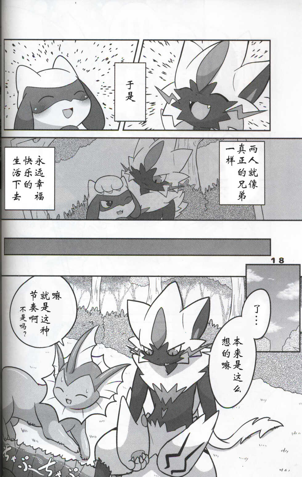 (C95) [Kajigurumi (Kajiura)] Namida Ryuseigun (Pokémon) [Chinese] [虾皮汉化组] - Page 17