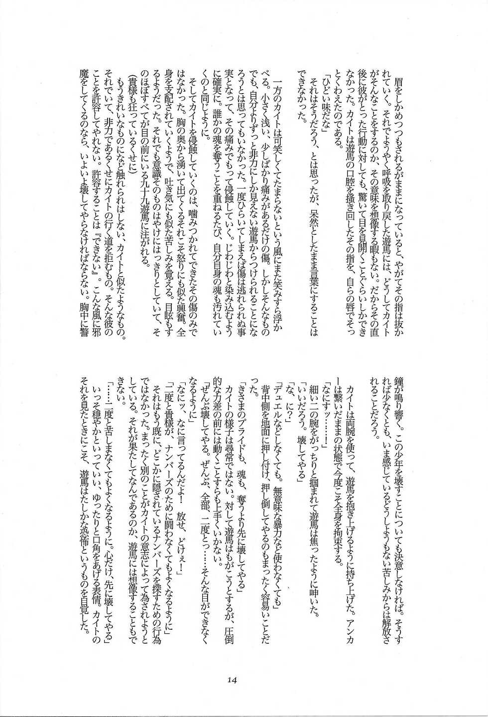 (C80) [Sasanowa (Chino)] Ichimanbun no Ichibyou no Sekai de (Yu-Gi-Oh! ZEXAL) - Page 13