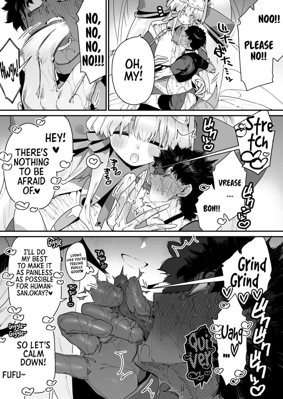 [Gyuutan Teishoku e no Koi] Human-san, Who Gets "Adjusted" by a Superior Angel | Part 2 [English] [Sonarin迫] - Page 4