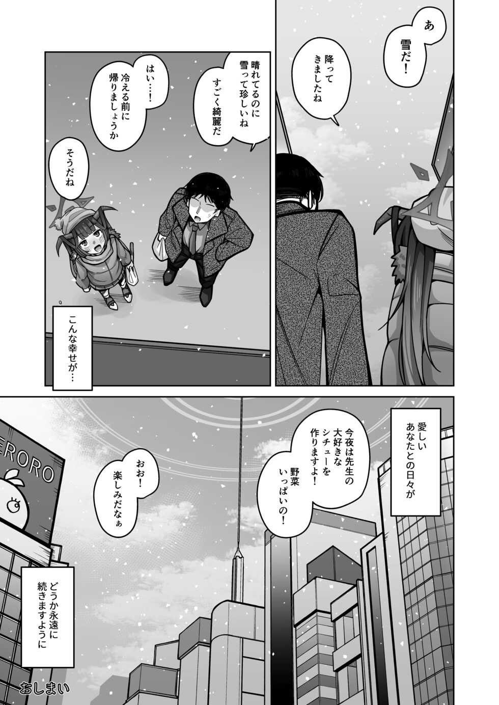 [Gaikotsu no Spare Rib (Kurohagane)] Itoshii, Eat Me. (Blue Archive) [Digital] - Page 40
