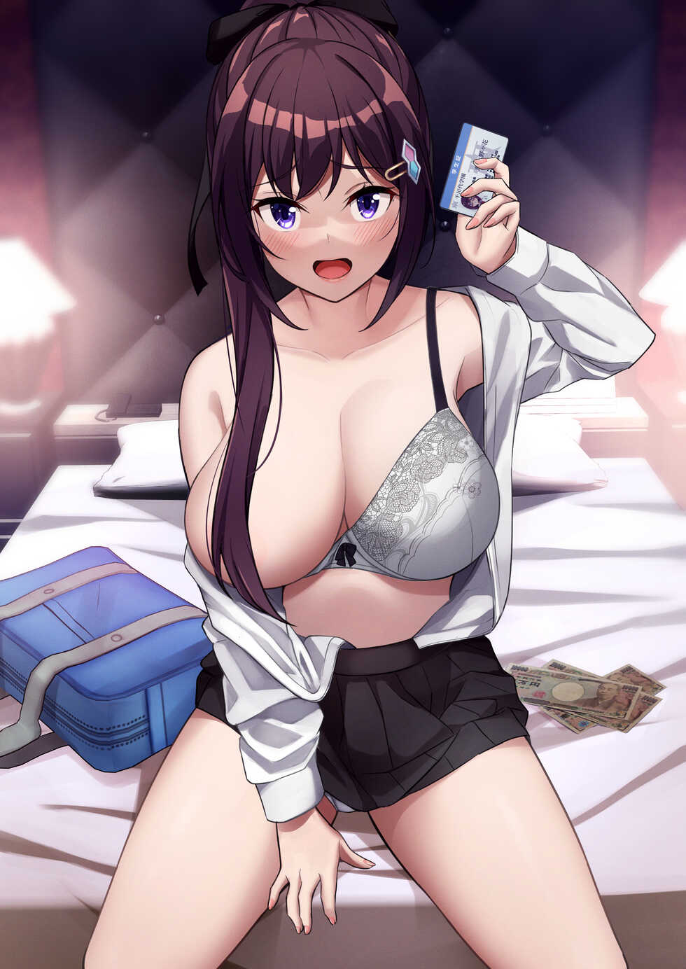 [Jyuu Sensya Usagitai (Takano Tomohiro)] Enkou-chan no Papakatsu Nikki 1 ~Araki Nonoka no Baai~ [Chinese] [vexling機翻] [Digital] - Page 1