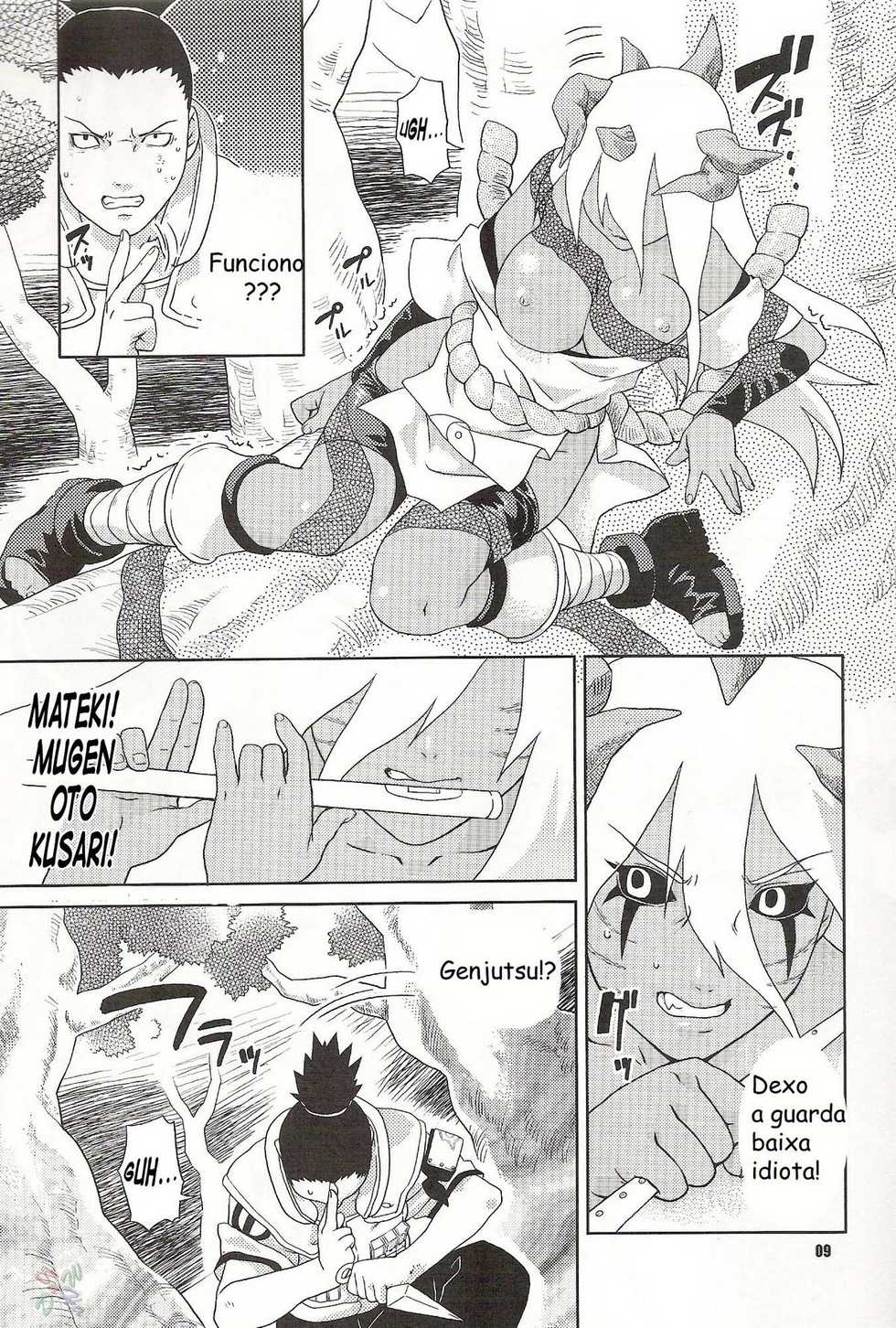 (C68) [Nekomataya (Nekomata Naomi)] Nakisuna no Yoru (Naruto) [Portuguese-BR] - Page 7