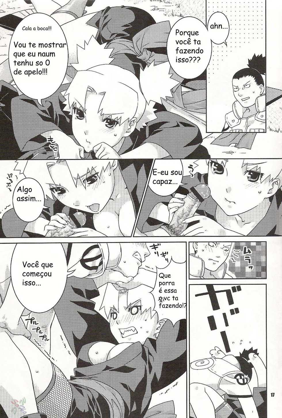 (C68) [Nekomataya (Nekomata Naomi)] Nakisuna no Yoru (Naruto) [Portuguese-BR] - Page 15