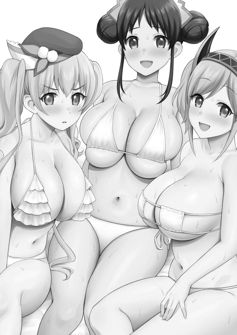[Tanabata Milky Way (Yue)] Randosol Kyonyuu JC Paizuri Fuuzoku (Princess Connect! Re:Dive) [Spanish] [Digital] - Page 3