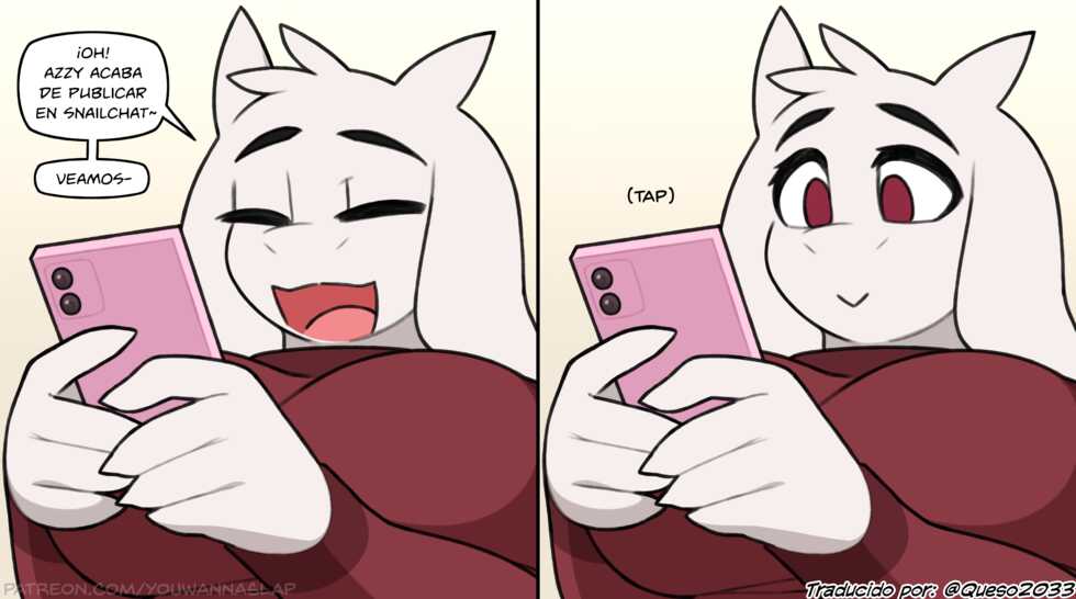 [Youwannaslap]Asriel In College (Spanish) [Queso2033] - Page 6