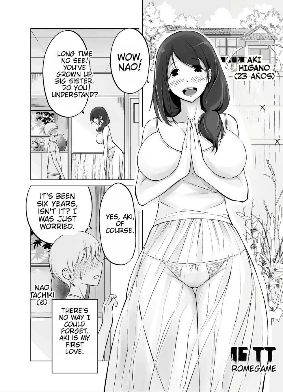 [Haru garden (Kasuga Ellie)] Itoko no Onee-chan to Boku no Amaama Seikatsu [English] [MTL] - Page 2