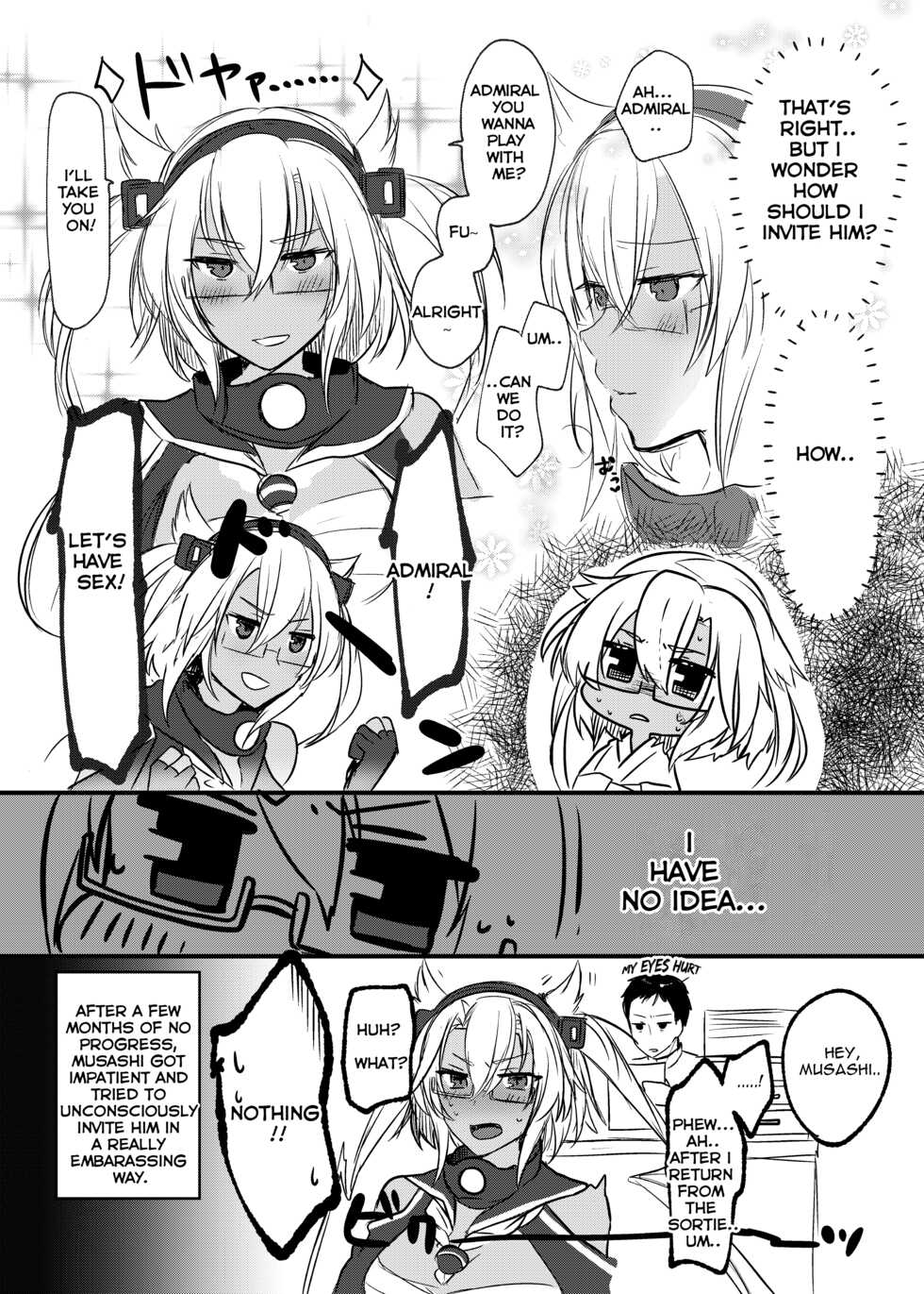 [Marosaan (Yunamaro)] Musashi-san no Yoru Jijou Shoya Hen (Kantai Collection -KanColle-) [English] [Carl] [Digital] - Page 40