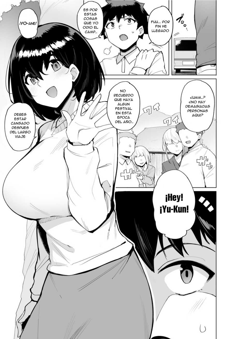 [wakamaker (wakamesan)] Netorimura | La villa de la infidelidad [Spanish] - Page 3