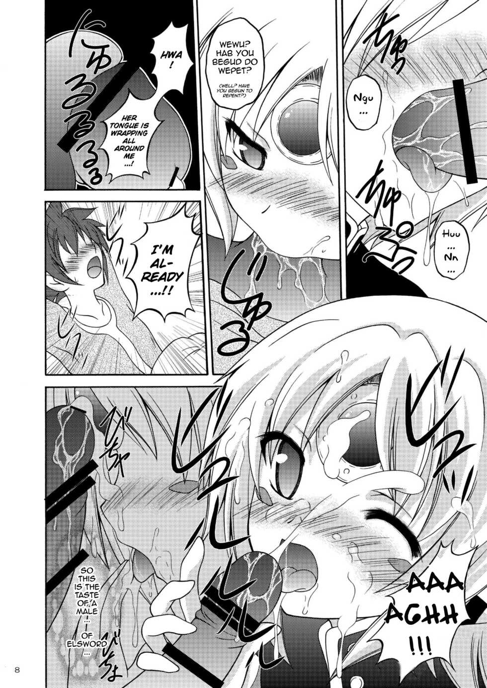 (COMIC1☆6) [RED RIBBON REVENGER (K-O, Makoushi, Taireru)] E~Ruben hen~ (Elsword) [English] [GawainSan] - Page 8