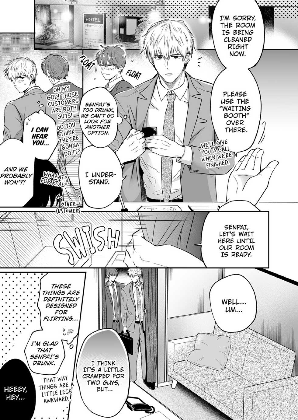 [Sumeshiya-san (Sumeshi)] Ryman LoveHo Danshikai 1 | Salarymen's Love Hotel Boys' Club 1 [English] [Digital] - Page 38