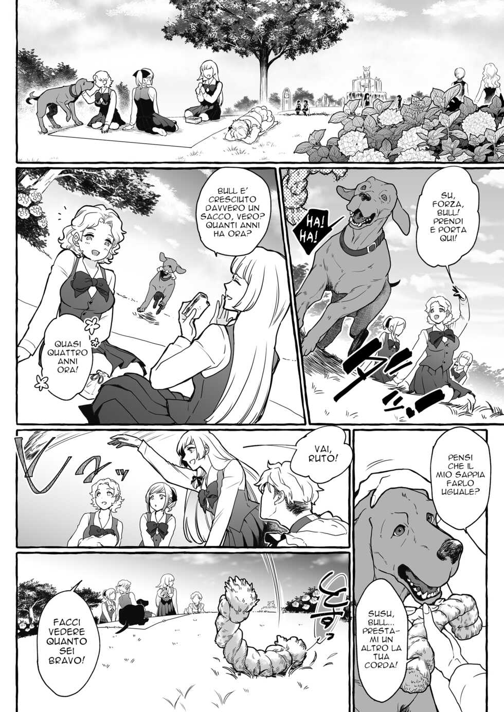 [Chijoku An (YKSG)] Oinu ni Metorareta Otoko ~Teishuku na Hanayome Inu no Sodatekata~ He's Set up with a Dog ~How to Raise a Loyal Bitch Bride~ [Italian] - Page 15