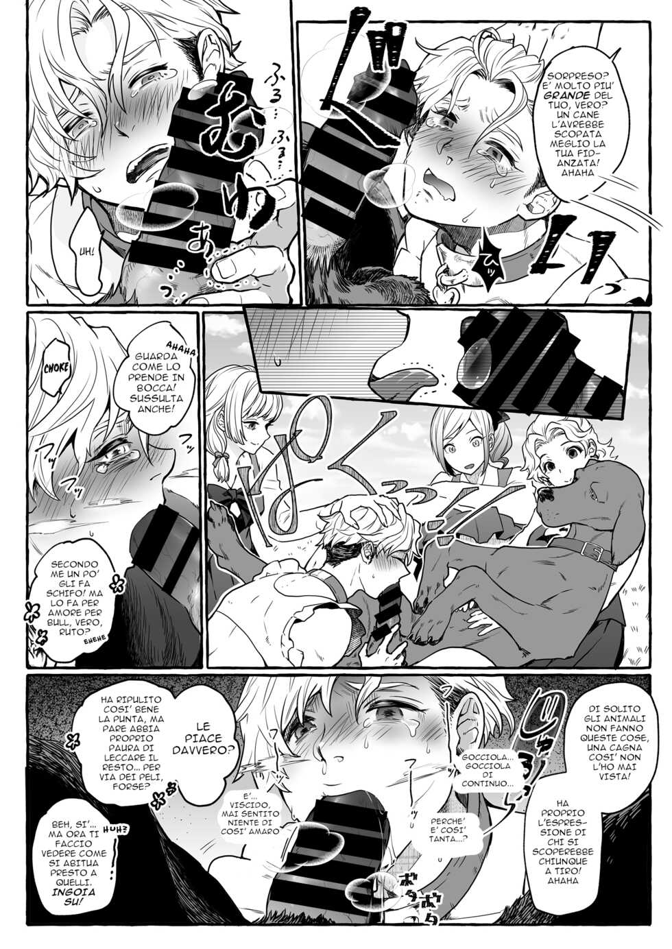 [Chijoku An (YKSG)] Oinu ni Metorareta Otoko ~Teishuku na Hanayome Inu no Sodatekata~ He's Set up with a Dog ~How to Raise a Loyal Bitch Bride~ [Italian] - Page 18