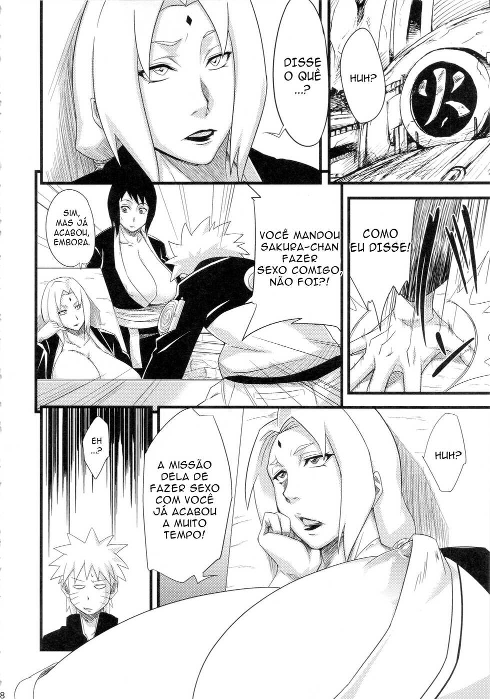 (HaruCC18) [Karakishi Youhei-dan Shinga (Sahara Wataru)] Koi no Bakadikara | Brute Force of Love (Naruto) [Portuguese-BR] - Page 7