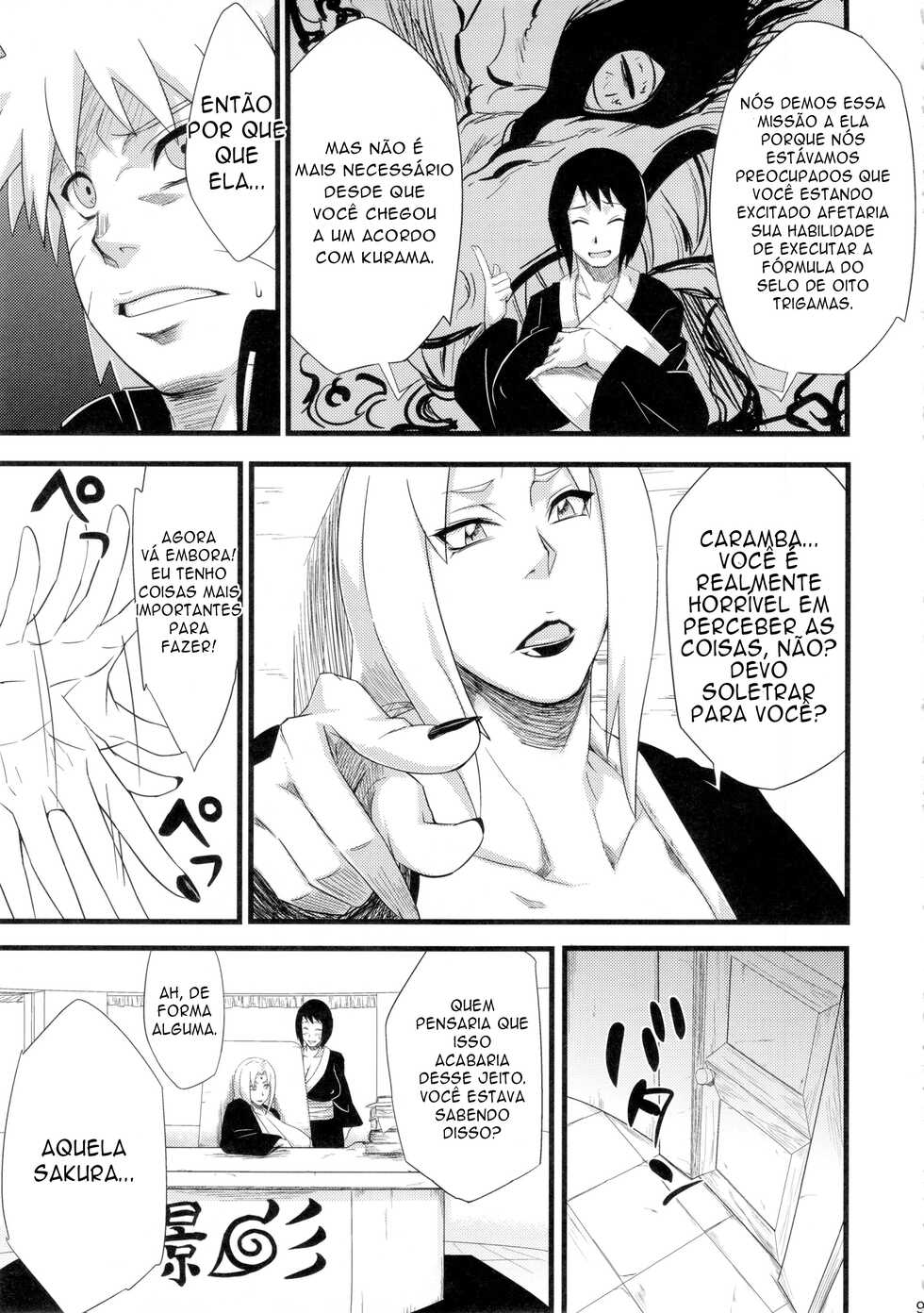 (HaruCC18) [Karakishi Youhei-dan Shinga (Sahara Wataru)] Koi no Bakadikara | Brute Force of Love (Naruto) [Portuguese-BR] - Page 8