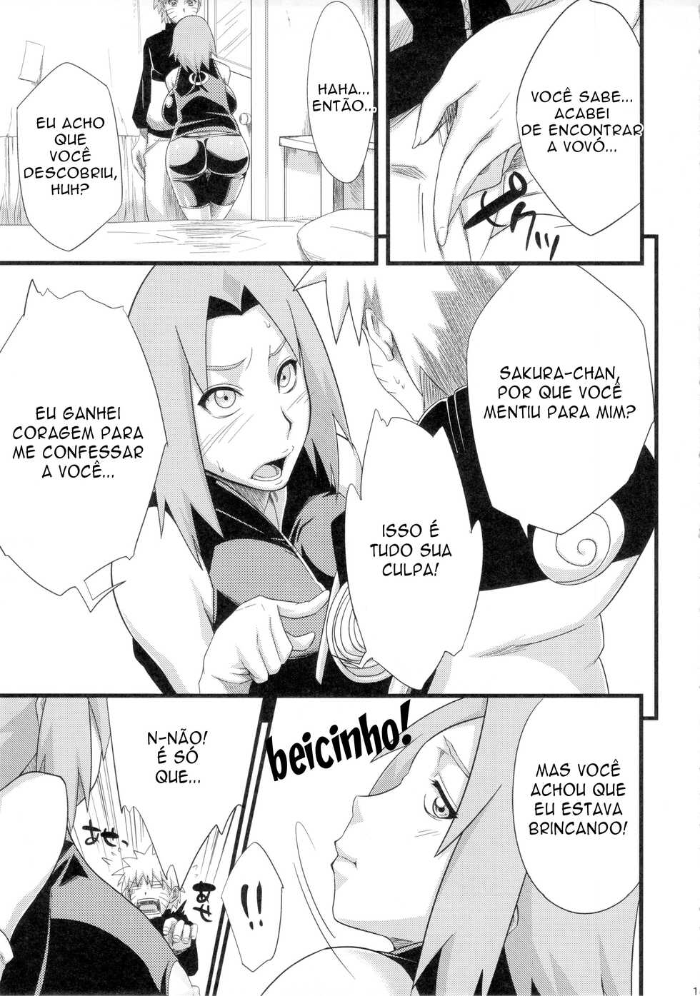(HaruCC18) [Karakishi Youhei-dan Shinga (Sahara Wataru)] Koi no Bakadikara | Brute Force of Love (Naruto) [Portuguese-BR] - Page 10