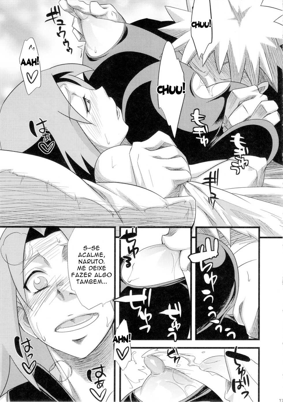 (HaruCC18) [Karakishi Youhei-dan Shinga (Sahara Wataru)] Koi no Bakadikara | Brute Force of Love (Naruto) [Portuguese-BR] - Page 16