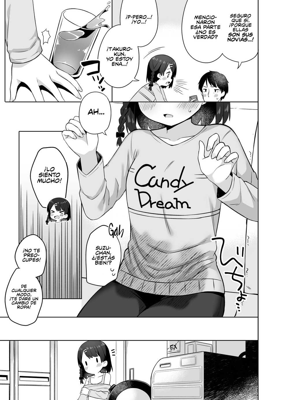 [Kaku Renbo (Gyuuhimochi)] Suzu-chan no Naisho no Kozukuri Daisakusen - NAMAHAME costume play | ¡La Estrategia (Secreta) de Suzu-chan para Hacer Bebes! [Spanish] [NekoCreme] - Page 8