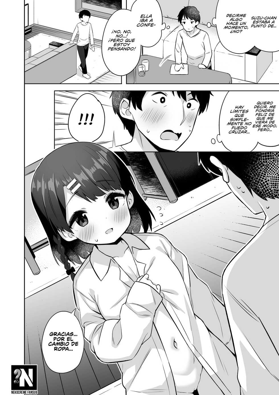 [Kaku Renbo (Gyuuhimochi)] Suzu-chan no Naisho no Kozukuri Daisakusen - NAMAHAME costume play | ¡La Estrategia (Secreta) de Suzu-chan para Hacer Bebes! [Spanish] [NekoCreme] - Page 9