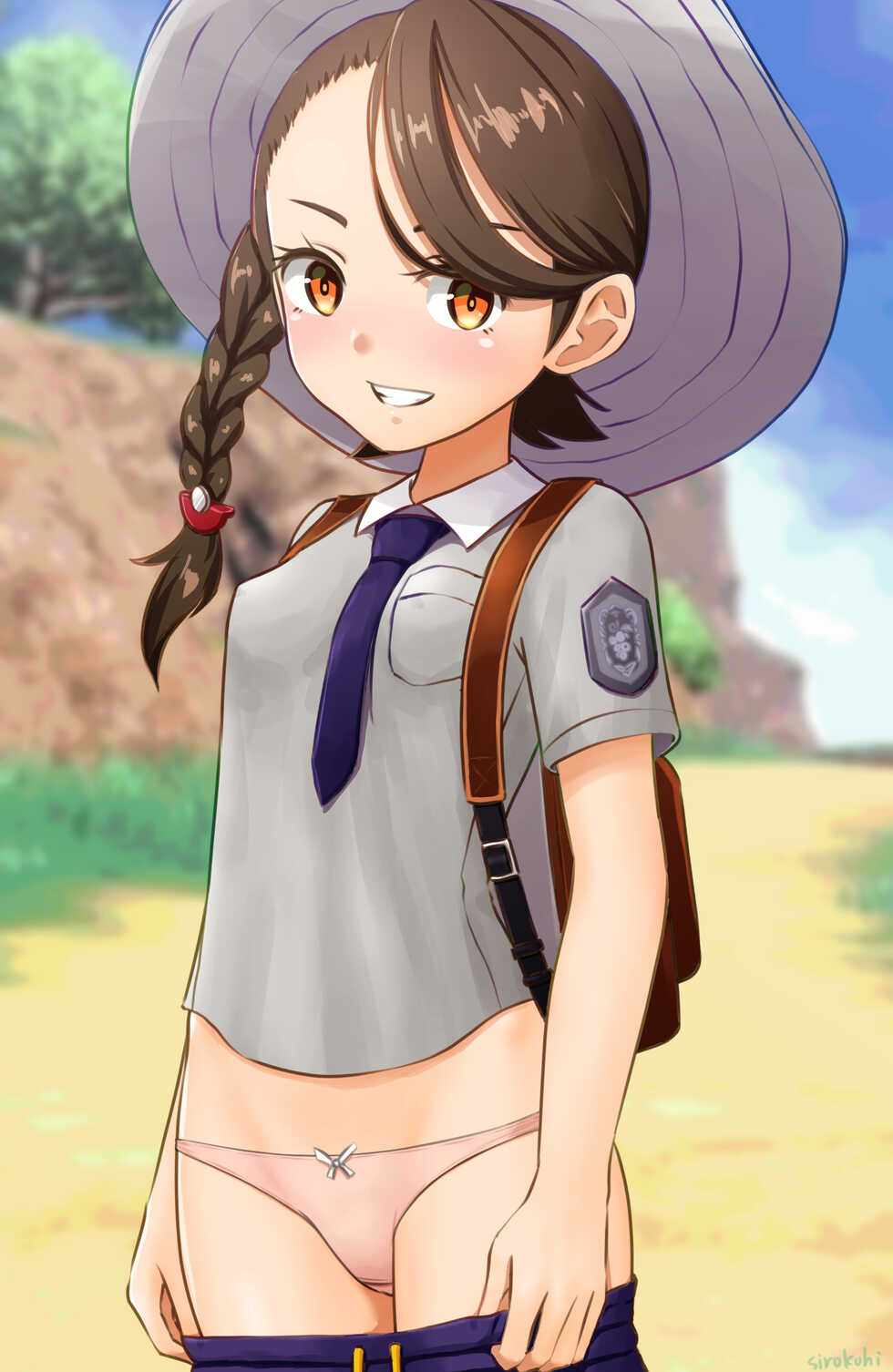 [Sirokohi] Pokémon Trainer no Aoi ga Echi Echi Shoubu o Shikakete Kita! (Pokémon Violet) - Page 4