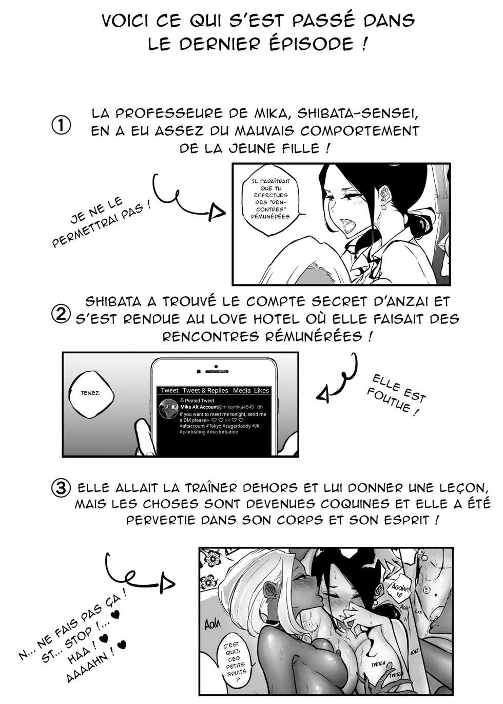 [Sky Dogma (Pandacorya)] L'histoire d'une enseignante stricte qui s'est fait baiser par son élève Gyaru Bitch 2 [O-S][French] - Page 3
