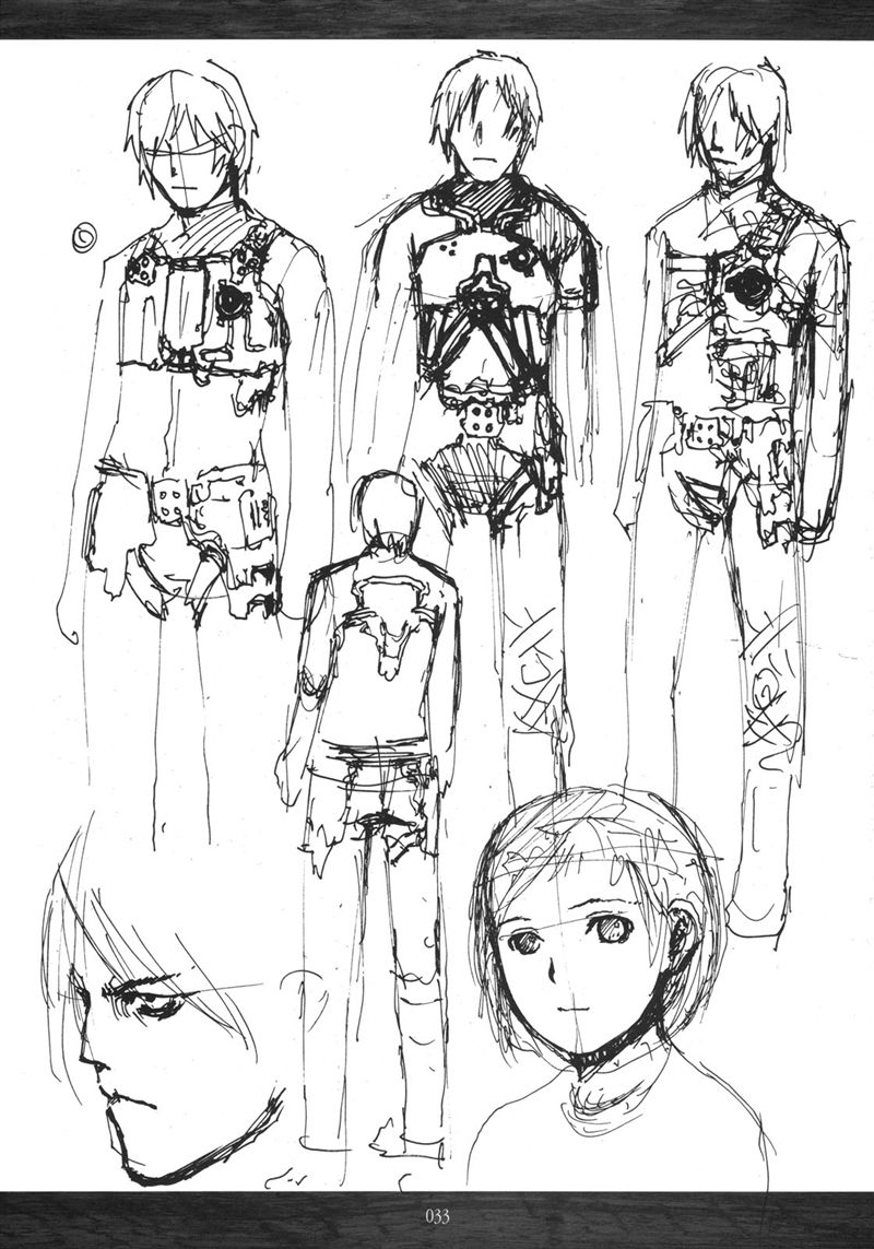 [Yoshitoshi Abe] Pen Drawings 2006 - Page 32
