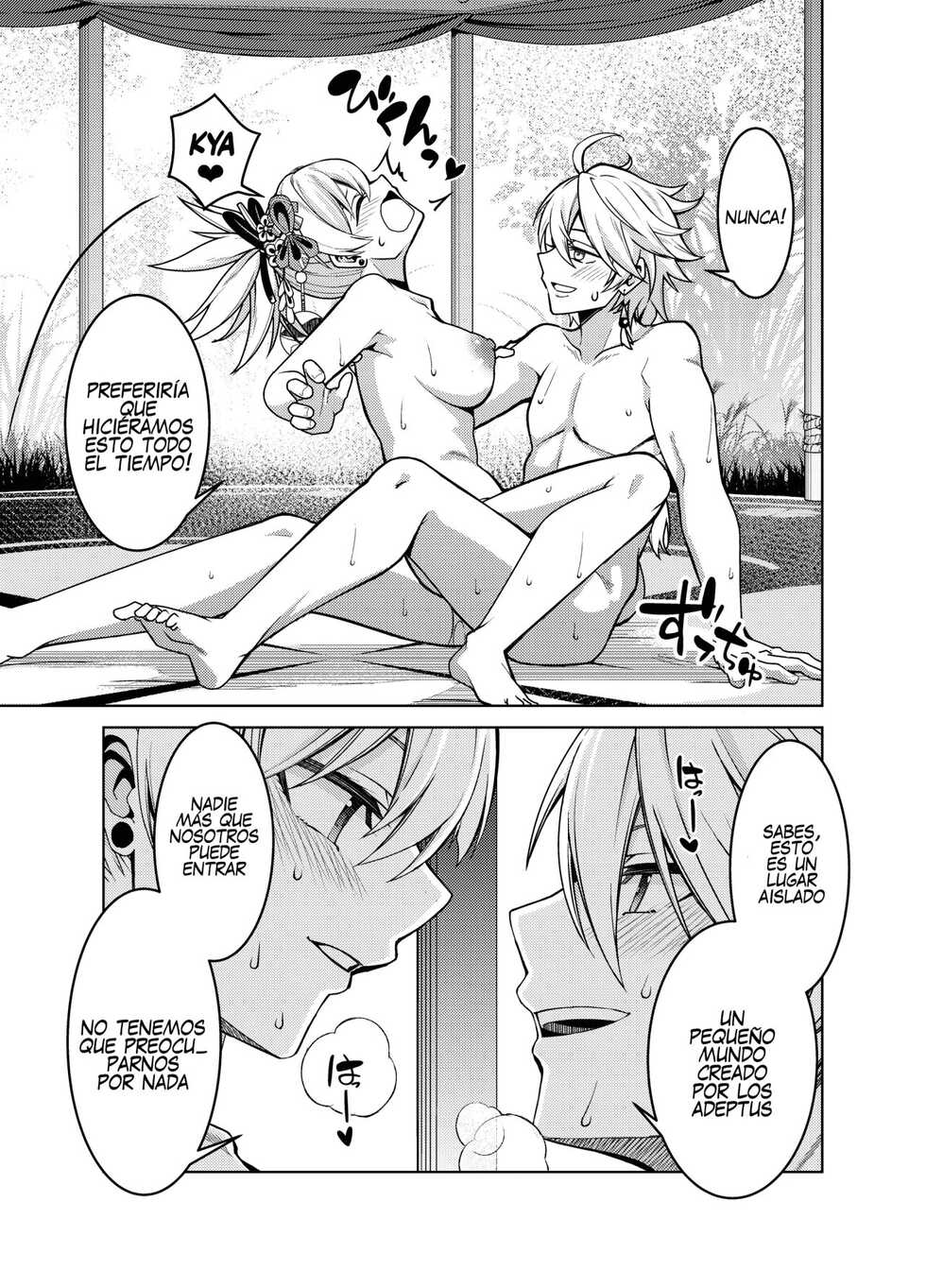 [Izumiya (Mikoma Sanagi)] Yomiya Bakansu | Las vacaciones de Yoimiya (Genshin Impact) [Spanish] [Digital] - Page 8