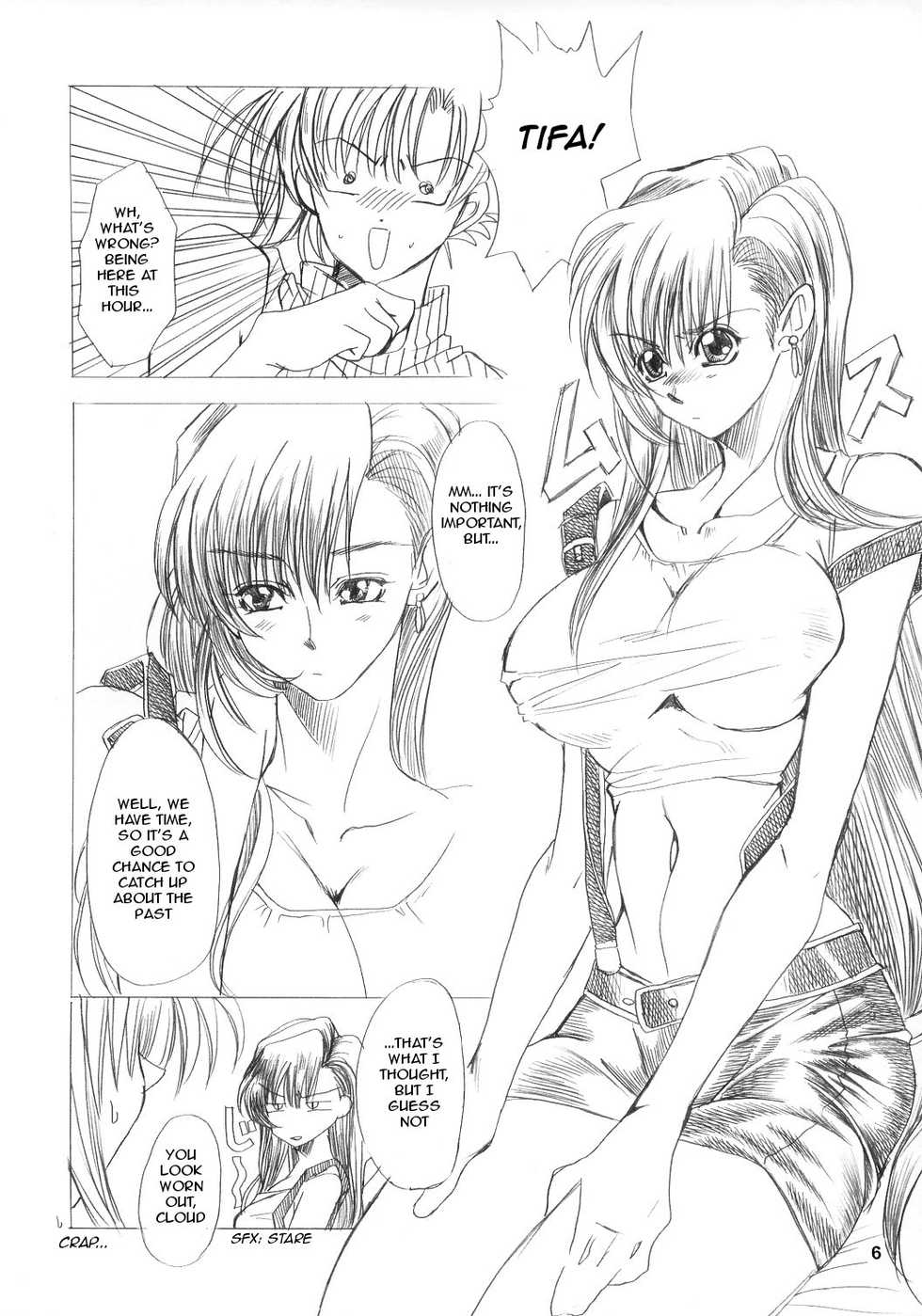 (C63) [Sasha Forest (Kawakami Takashi, Itou Nozomi)] Kachou Huugetsu (Final Fantasy VII) [English] - Page 5