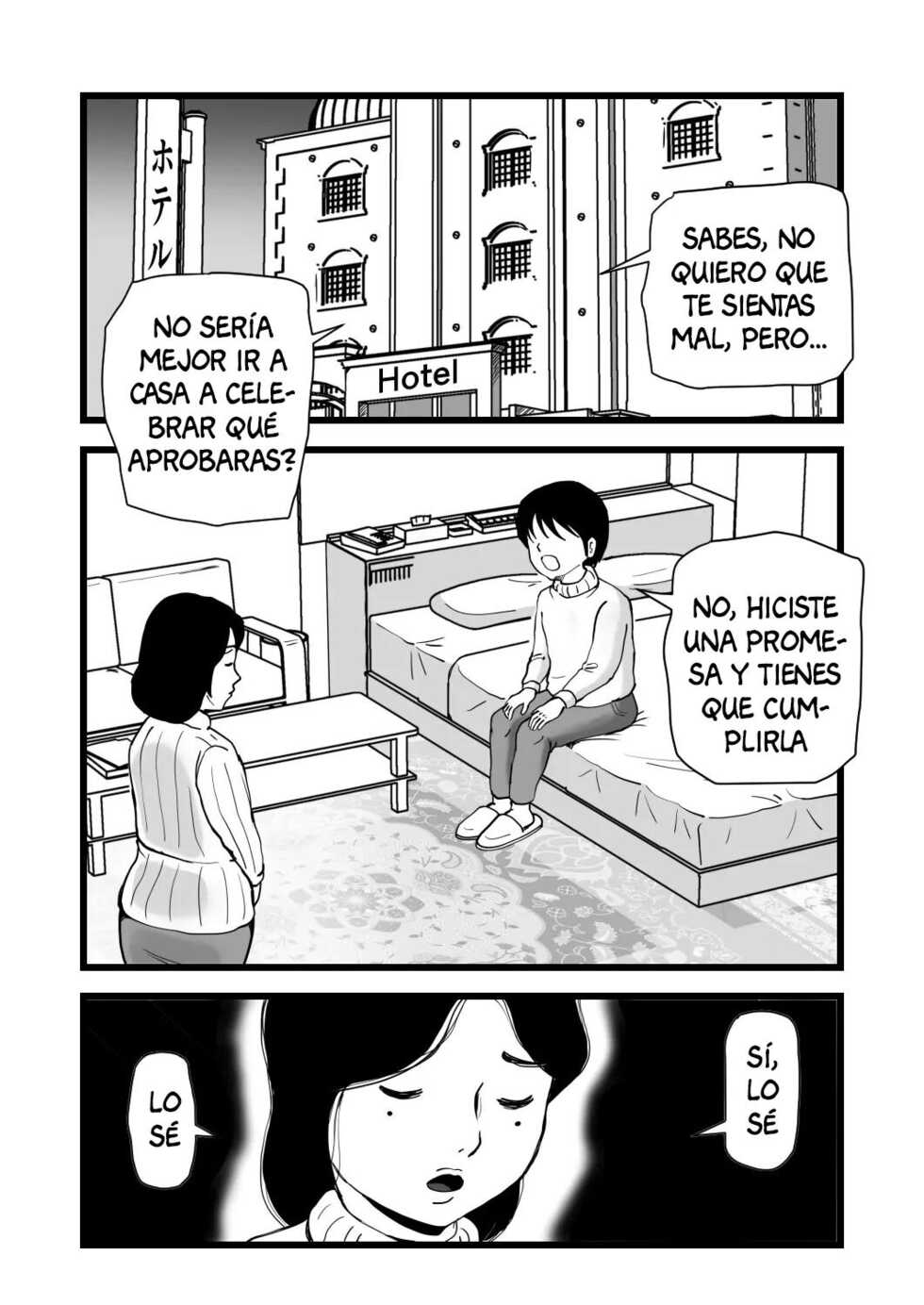 [Momoziri Hustle Dou] Goukaku Iwai wa Mama no Karada [Spanish] - Page 6