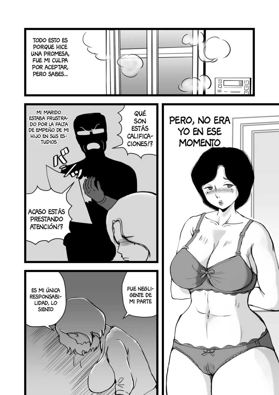 [Momoziri Hustle Dou] Goukaku Iwai wa Mama no Karada [Spanish] - Page 9
